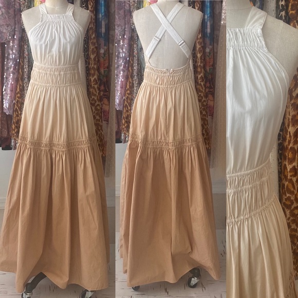 Magali Pascal Tiered Halter Maxi Dress - Picture 2 of 3